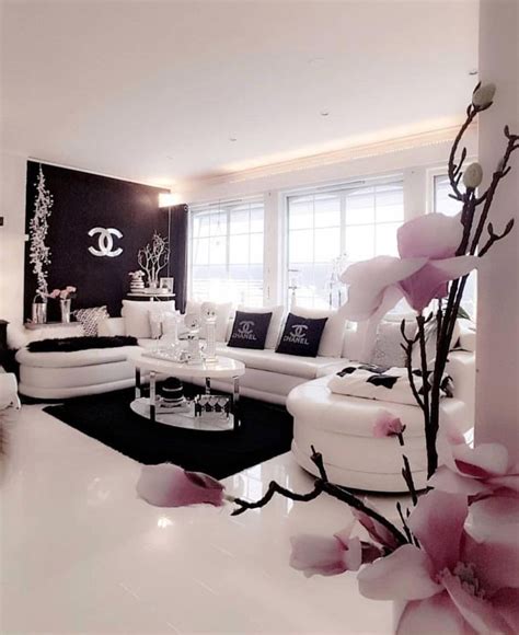 chanel inspired living room|Chanel room ideas.